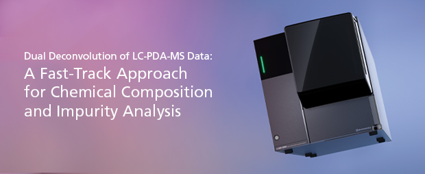 Dual deconvolution of LC-PDA-MS data: A fast-track approach for chemical composition and impurity analysis